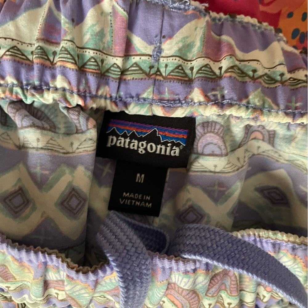 2 Pair Patagonia Women's Barely Baggie Athletic Shorts - Multicolor and Purple - Picture 2 of 7